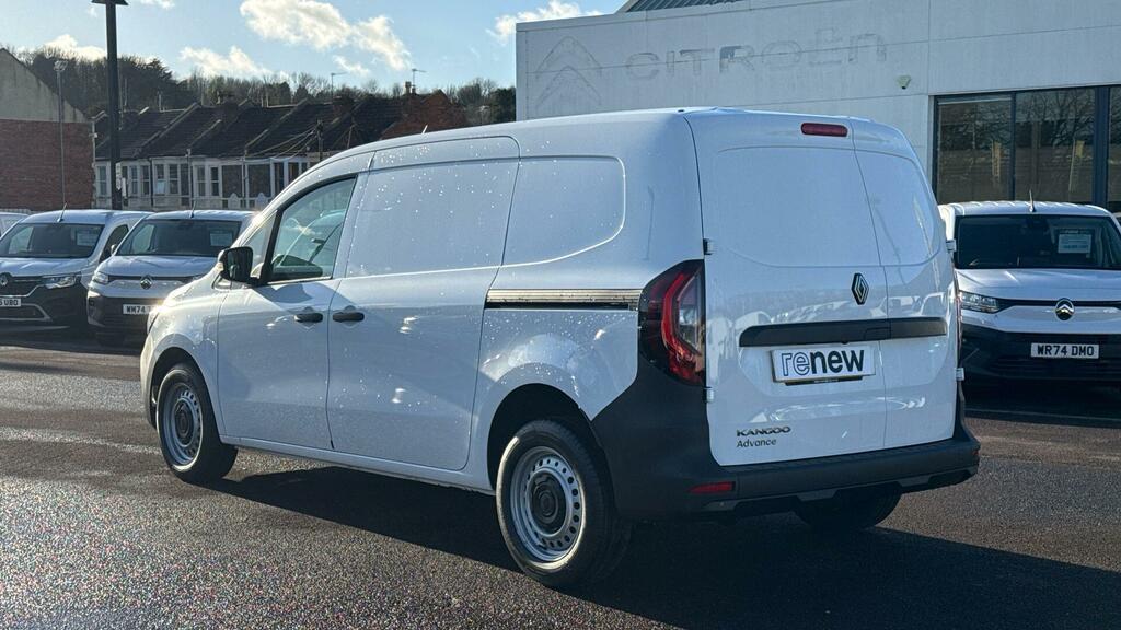 Renault Kangoo Kangoo Ll21 Blue Dci 95 Advance Van White #3
