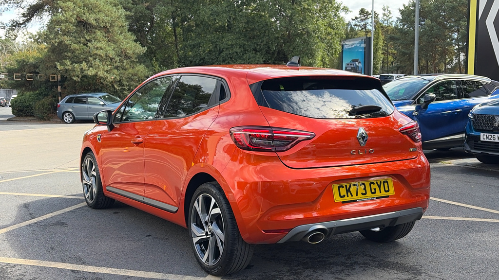 Renault Clio Clio 1.0 Tce 90 Rs Line Hatchback CK73GYO Orange #3