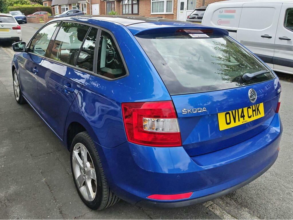 Skoda Rapid Spaceback 1.6 Tdi Elegance Dsg Euro 5 OV14CHK Blue #2