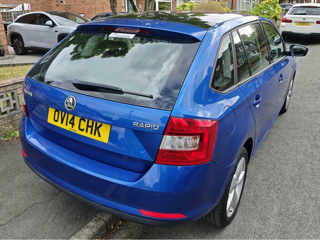 Skoda Rapid Spaceback 1.6 Tdi Elegance Dsg Euro 5 OV14CHK Blue #3