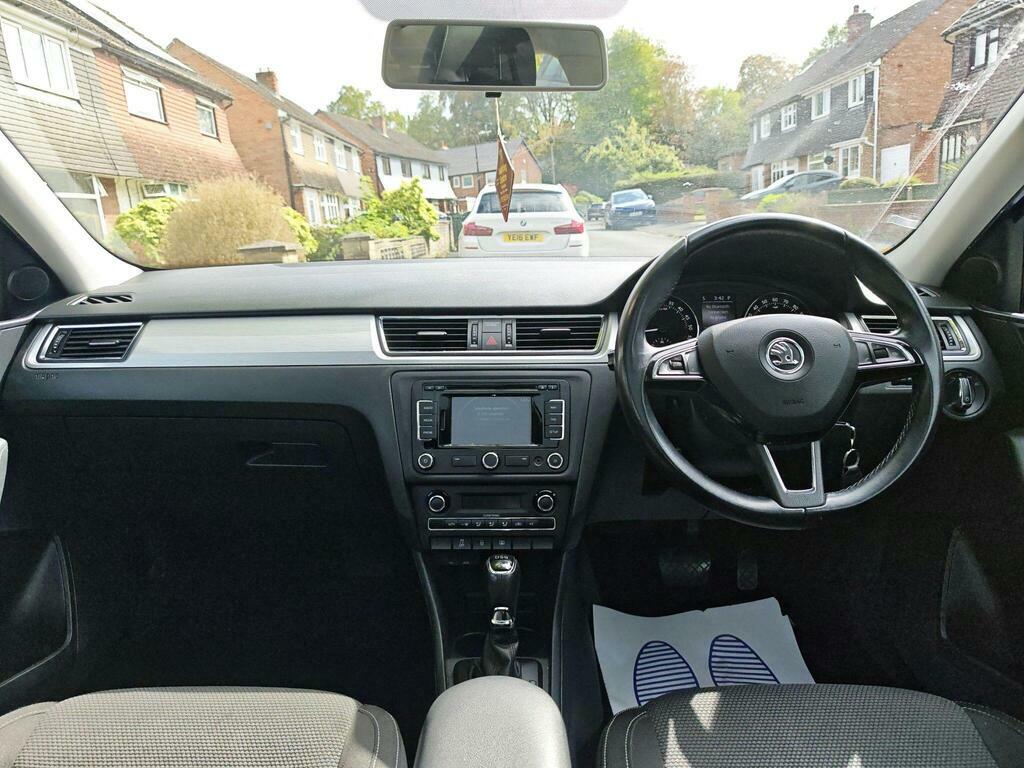 Skoda Rapid Spaceback 1.6 Tdi Elegance Dsg Euro 5 OV14CHK Blue #4