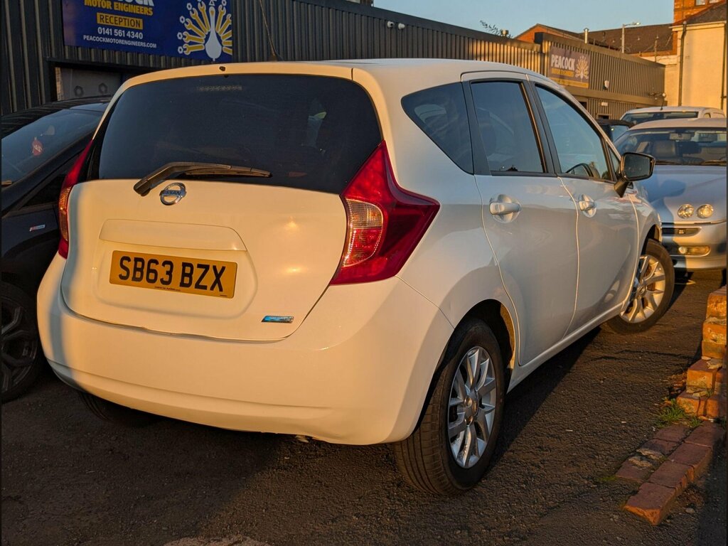 Nissan Note 1.2 12V Acenta Euro 5 Ss White #2