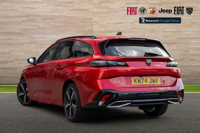 Peugeot 308 SW 1.5 Bluehdi Gt Estate Eat Euro 6 Ss KM74JWK Red #4