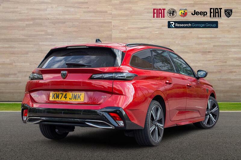 Peugeot 308 SW 1.5 Bluehdi Gt Estate Eat Euro 6 Ss KM74JWK Red #5