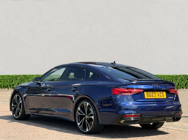 Audi A5 2.0 Tdi 40 Black Edition Sportback S Tr Blue #5