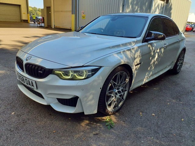 BMW M3 3.0 Biturbo Competition Saloon Dct Euro EK68OAA White #3