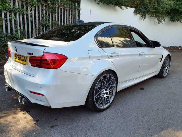 BMW M3 3.0 Biturbo Competition Saloon Dct Euro EK68OAA White #6