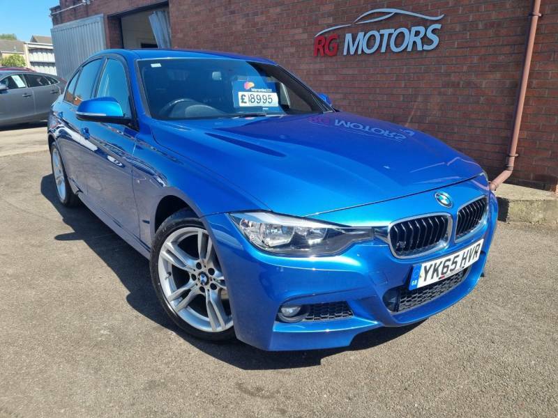 BMW 3 Series 320D Xdrive M Sport Step YK65HVR Blue #2