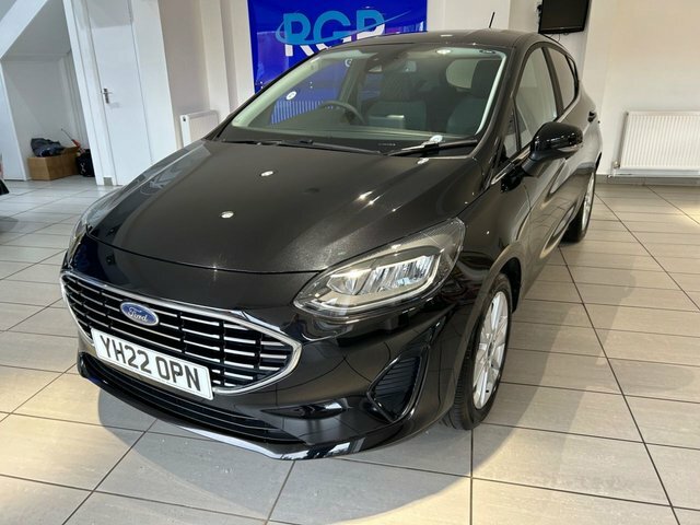Ford Fiesta Ecoboost Mhev Titanium Hatchback Black #4