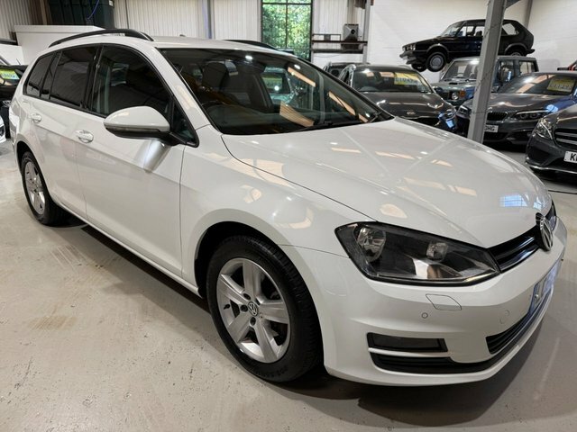 Volkswagen Golf 2016 1.6 Tdi Bluemotion Tech Match Edition Estate White