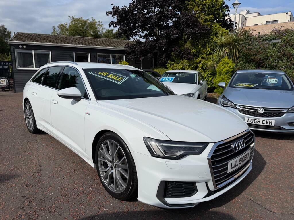 Audi A6 Avant 2.0 Tdi 40 S Line S Tronic Euro 6 S S White
