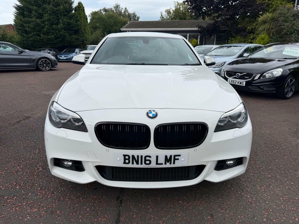 BMW 5 Series 2.0 520D M Sport Euro 6 S S White #2