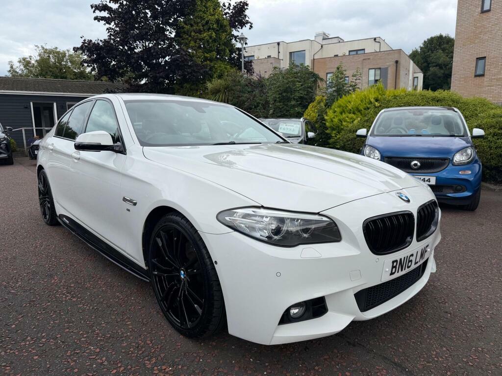 BMW 5 Series 2.0 520D M Sport Euro 6 S S White