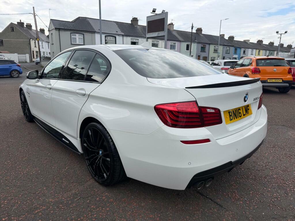 BMW 5 Series 2.0 520D M Sport Euro 6 S S White #5