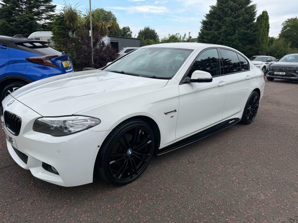 BMW 5 Series 2.0 520D M Sport Euro 6 S S White #3