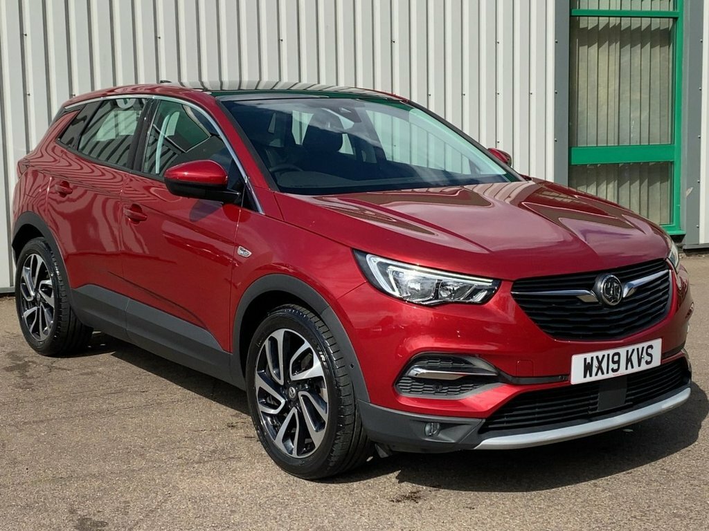 Vauxhall Grandland X 2019 1.2 Turbo Elite Nav Suv 8Spd Red #4