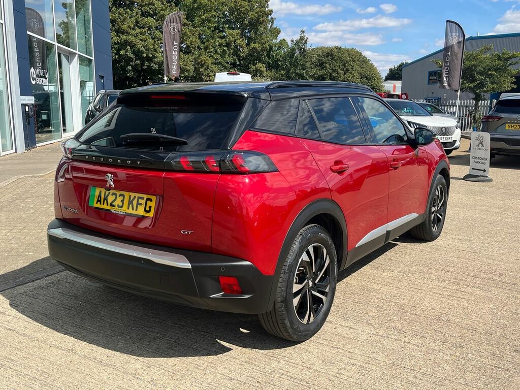 Peugeot e-2008 50Kwh Gt 7Kw Charger Red #3