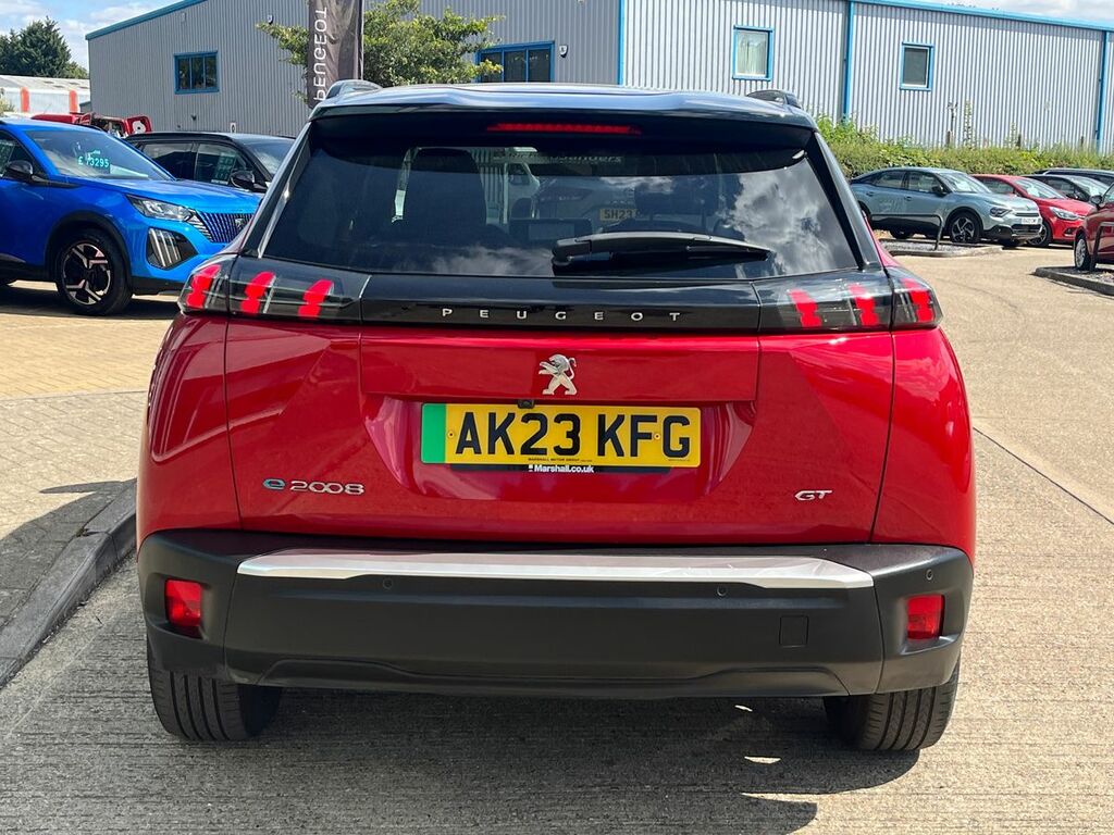 Peugeot e-2008 50Kwh Gt 7Kw Charger Red #4