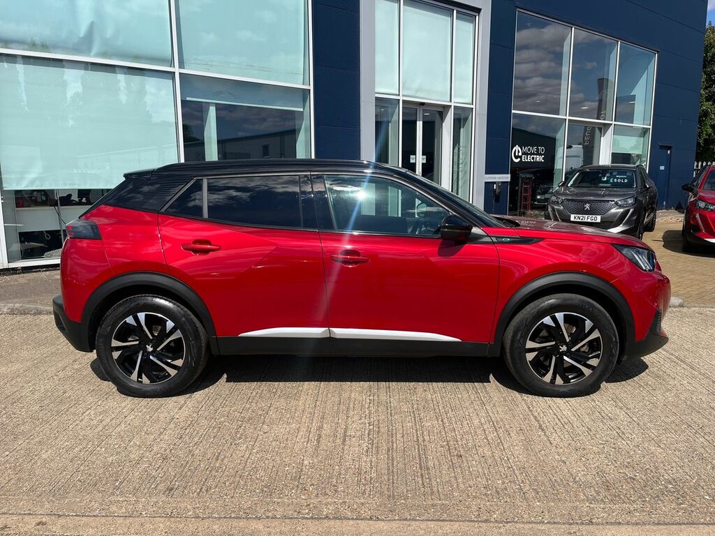 Peugeot e-2008 50Kwh Gt 7Kw Charger Red #2