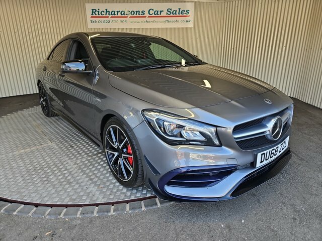 Mercedes-Benz CLA Class 2.0 Cla45 Amg Night Edition Coupe Spds Black