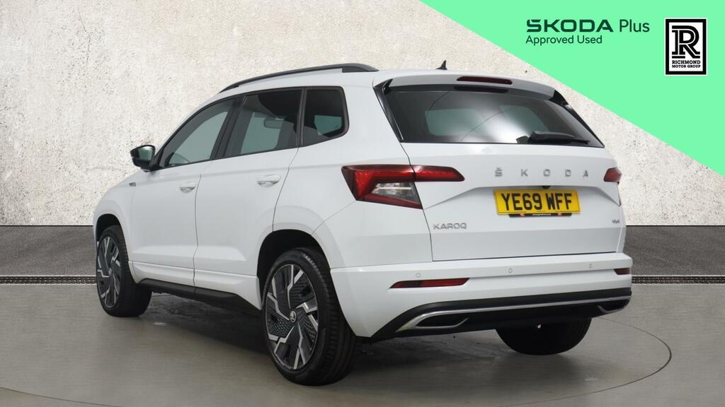 Skoda Karoq 2.0 Tsi Sportline Suv Dsg 4Wd Euro 6 S YE69WFF White #3