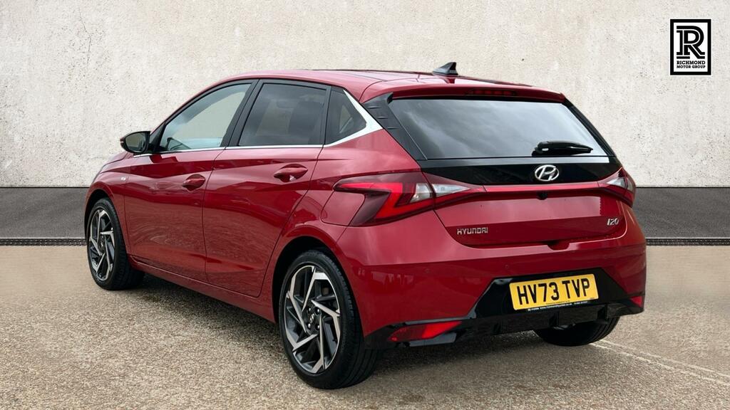 Hyundai I20 1.0 T-gdi Mhev Premium Hatchback Hybrid HV73TVP Red #3