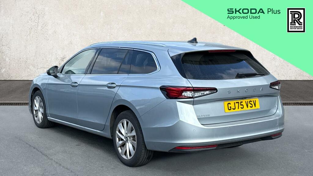Skoda Superb 1.5 Tsi Iv 25.7Kwh Se Technology Estate GJ75VSV Silver #3