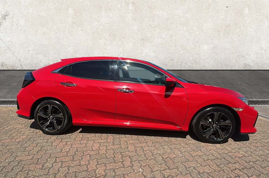 Honda Civic 1.5 Vtec Turbo Prestige Hatchback Cvt E Red #4