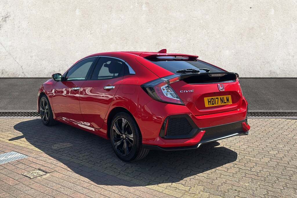 Honda Civic 1.5 Vtec Turbo Prestige Hatchback Cvt E Red #3