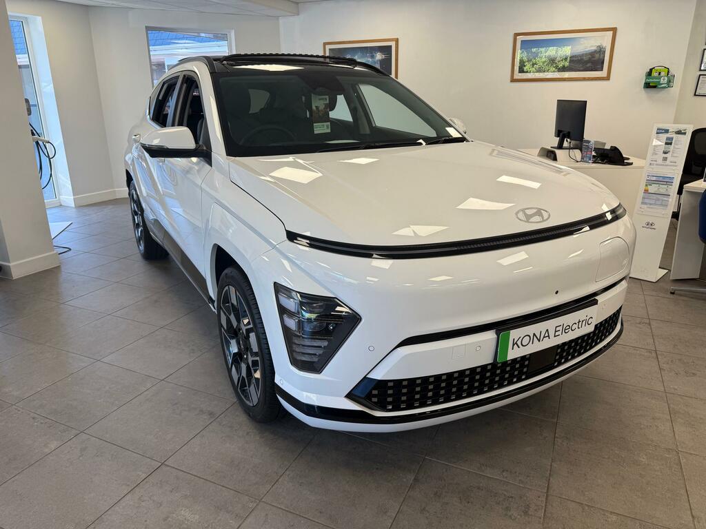 Hyundai Kona Kona Ev Ultimate 65Kwh Lth My25 White