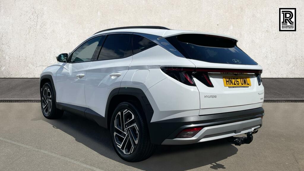 Hyundai Tucson 1.6T Ultimate Suv Hybrid Euro 6 S HN26UWL White #3