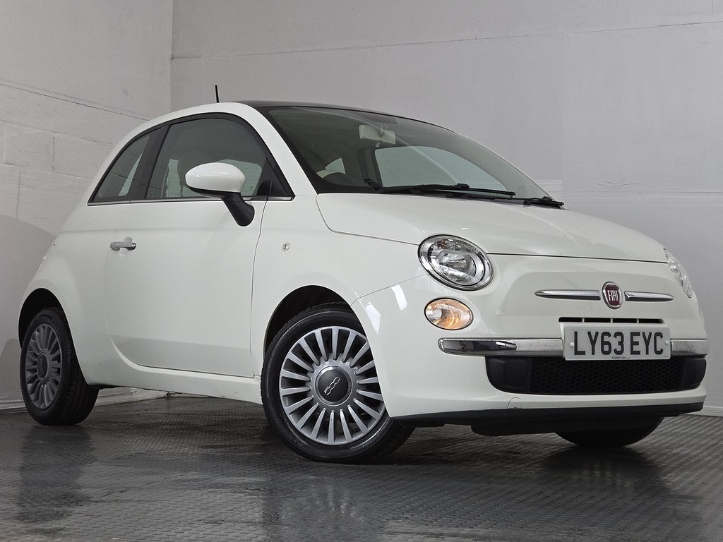 Fiat 500 Lounge White #5