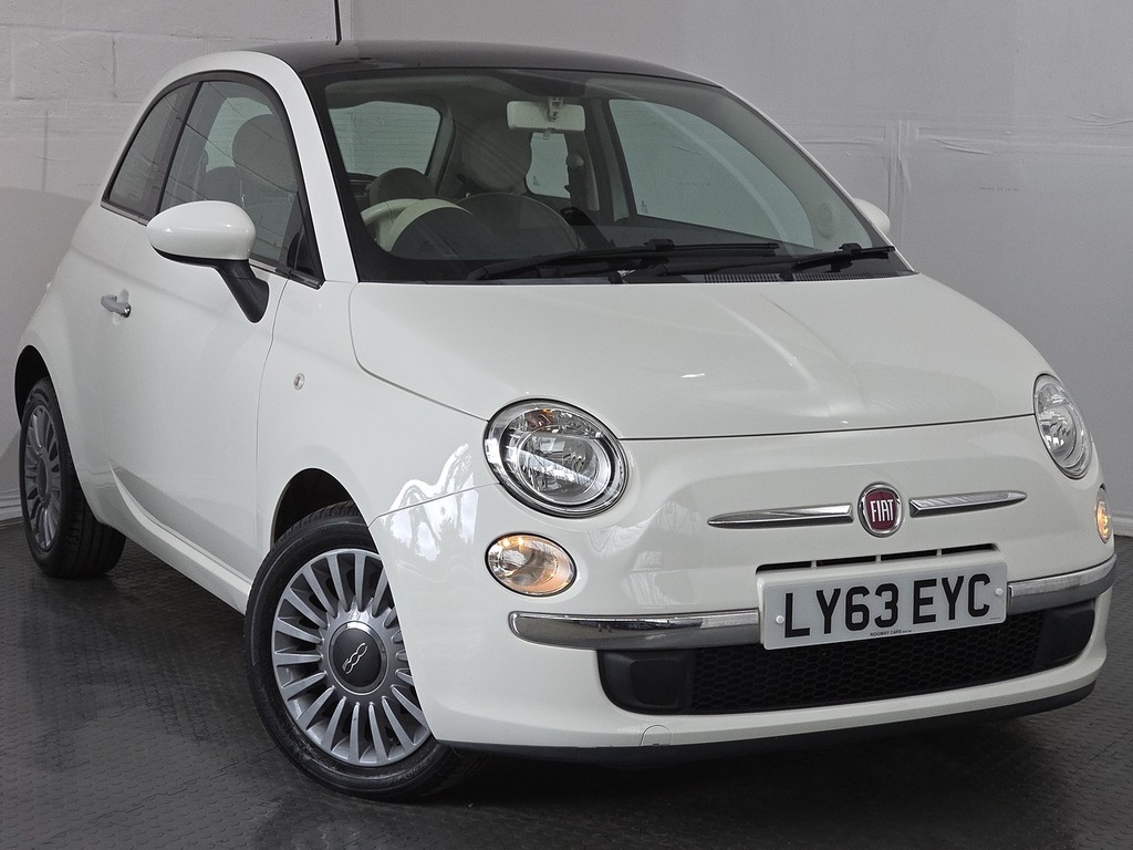 Fiat 500 Lounge White #3