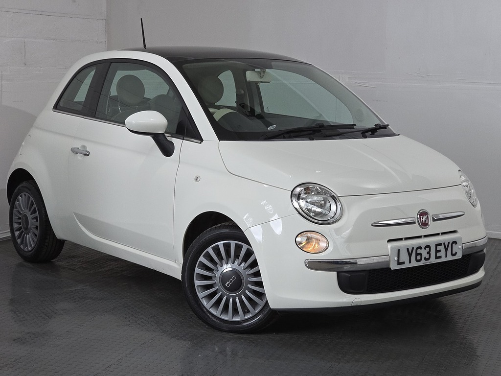 Fiat 500 Lounge White #4