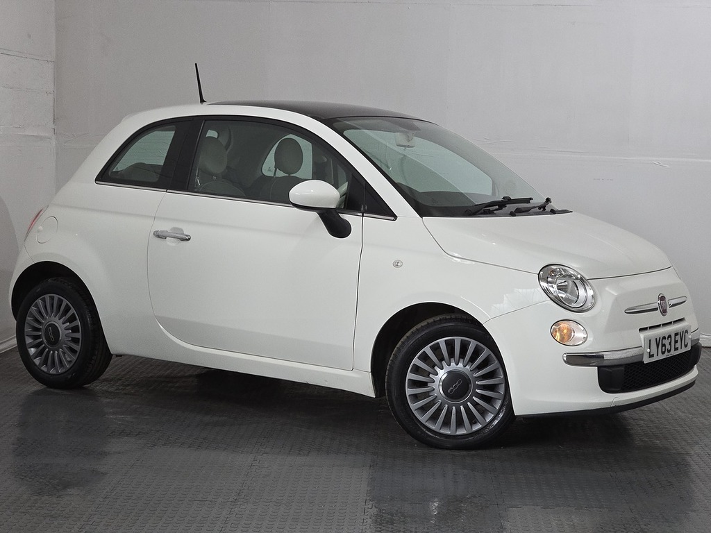 Fiat 500 Lounge White #6