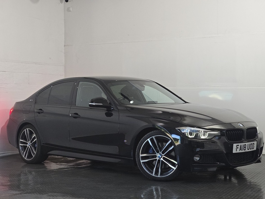 BMW 3 Series 330E M Sport Shadow Edition Black #5