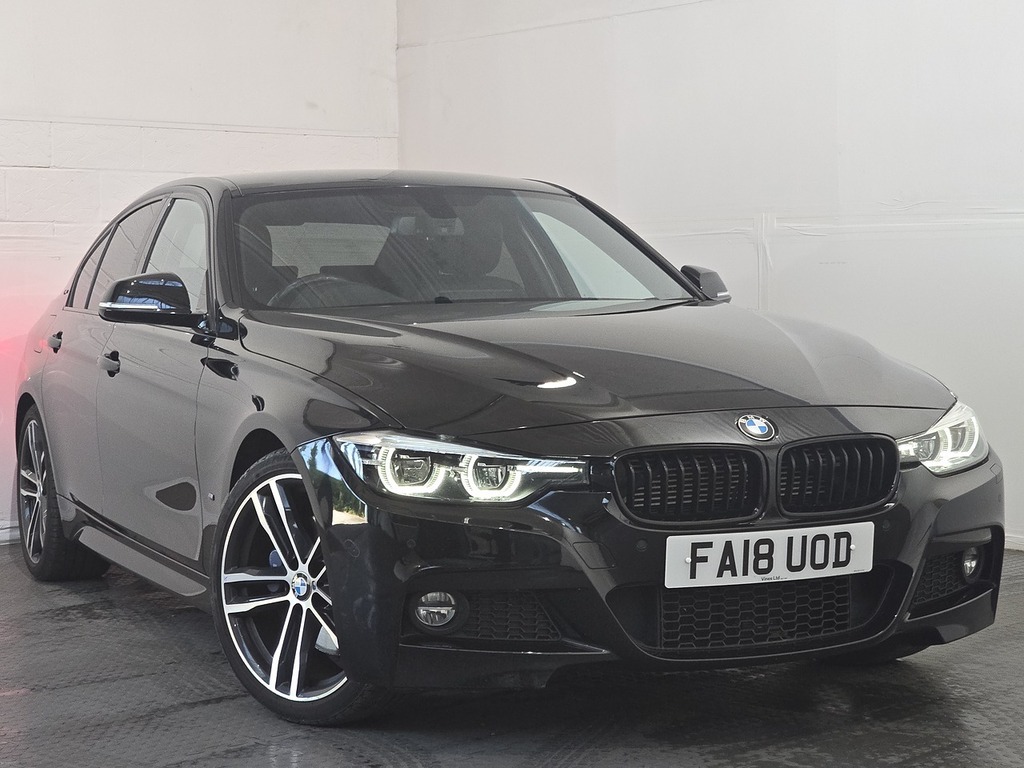 BMW 3 Series 330E M Sport Shadow Edition Black #4