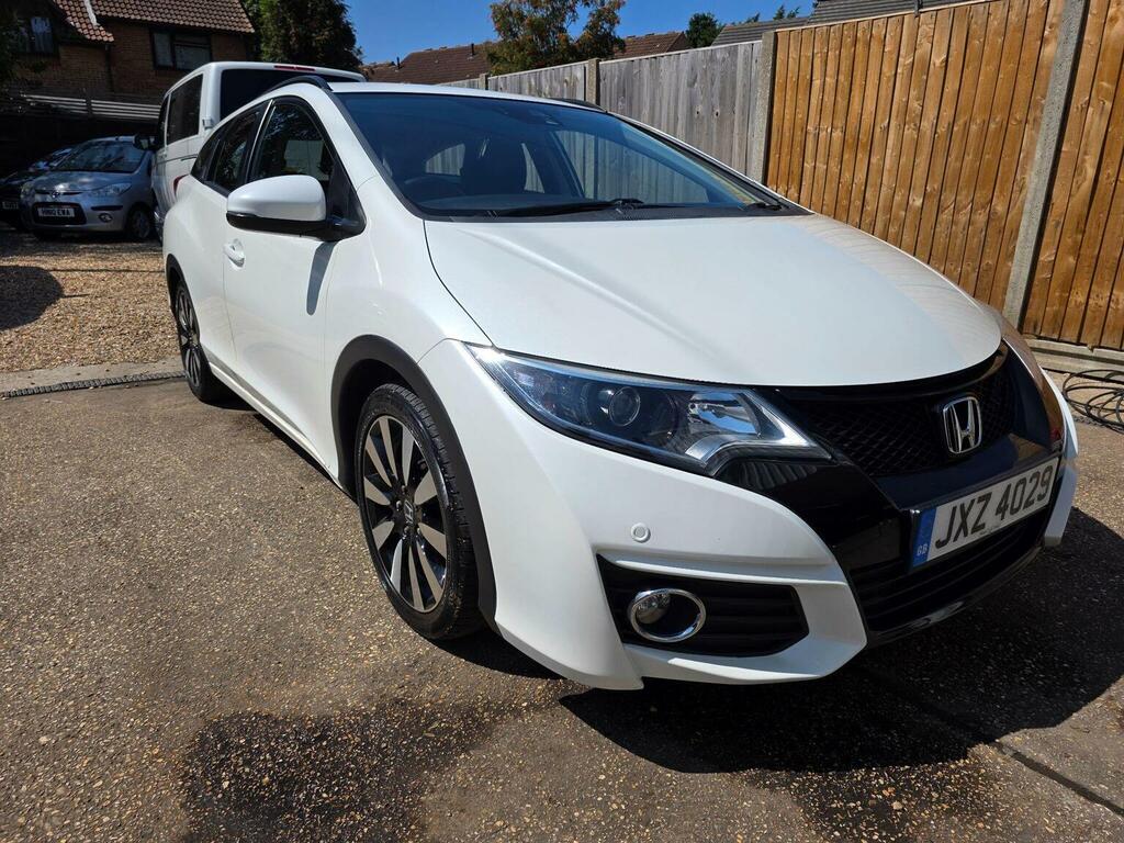 Honda Civic 1.8 I-vtec Se Plus Tourer Euro 6 Navi White