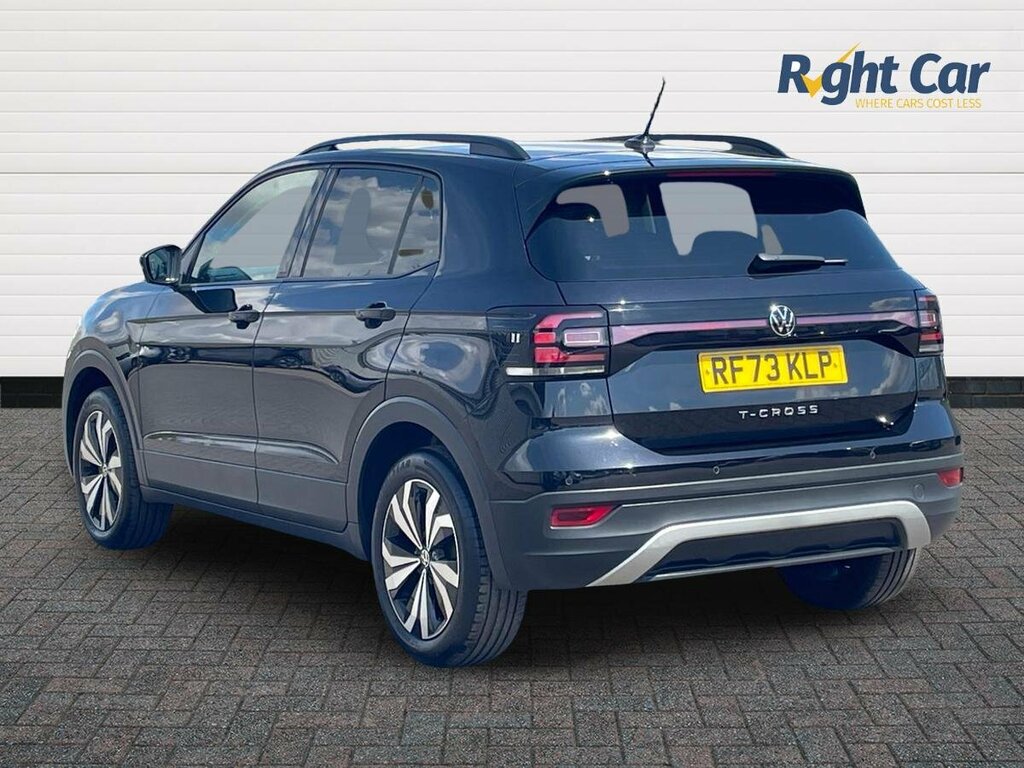Volkswagen T-Cross 1.0 Tsi Black Edition - 2023 73 RF73KLP Black #3