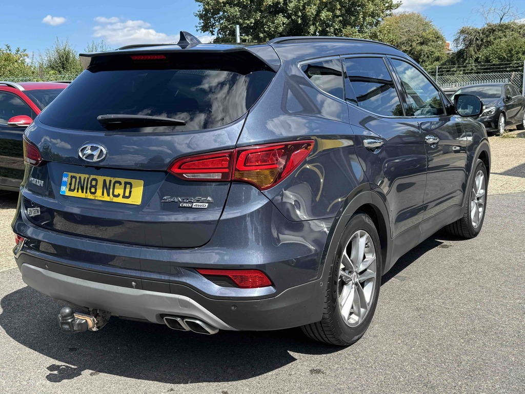 Hyundai Santa Fe 2.2 Crdi Blue Drive Premium Se 7 Seats Blue #3
