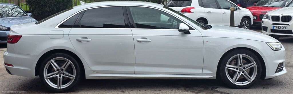 Audi A4 2.0 Tdi Ultra S Line Saloon Euro White #4