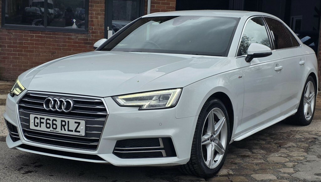 Audi A4 2.0 Tdi Ultra S Line Saloon Euro White #3