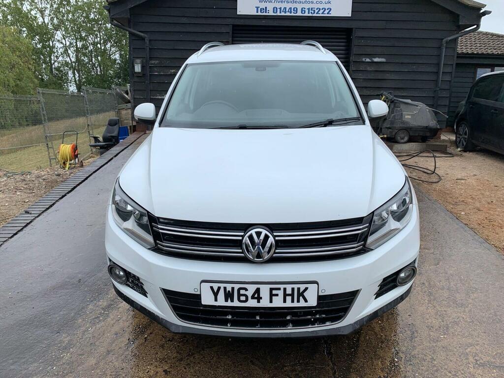 Volkswagen Tiguan Tdi Bluemotion Tech Match 4Wd Euro 5 Ss YW64FHK White #2
