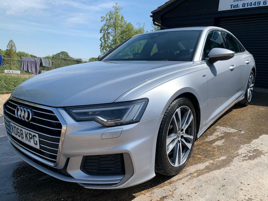 Audi A6 Saloon Tdi 40 S Line S Tronic Euro 6 Ss Silver