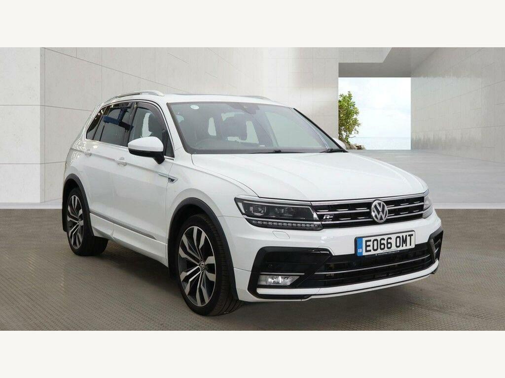 Volkswagen Tiguan Tdi Bluemotion Tech R-line Dsg 4Motion Euro 6 Ss White #2