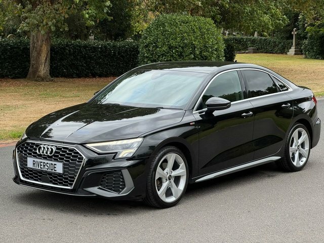 Audi A3 2022 1.0 Tfsi 30 S Line Saloon S Tronic MV72ZKN Black #6