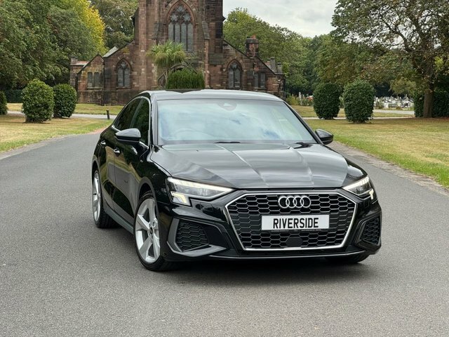 Audi A3 2022 1.0 Tfsi 30 S Line Saloon S Tronic Black