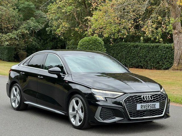 Audi A3 2022 1.0 Tfsi 30 S Line Saloon S Tronic MV72ZKN Black #5