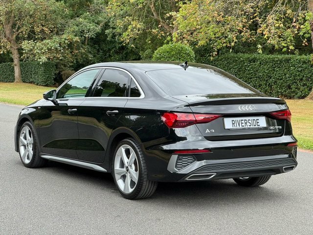 Audi A3 2022 1.0 Tfsi 30 S Line Saloon S Tronic MV72ZKN Black #2