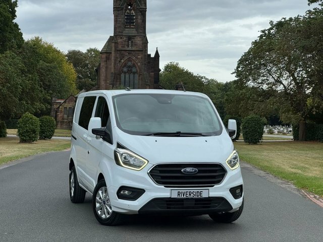 Ford Transit Custom 2019 2.0 300 Ecoblue Limited Crew Van Double Cab 5 YP69YMS White #2